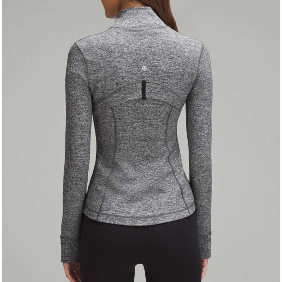 Lululemon Define Jacket Luon Heathered Black Size 6 Gray - Picture 2 of 6